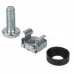 Комплект крепежа винт+шайба+гайка M6x16, 1шт