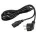 Кабель питания СЕЕ 7/7 (Schuko) - IEC 320 C13 3x1,0 мм2, длина 1,2м, угловая вилка
