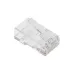 Разъем RJ-45(8P8C) под витую пару. UTP. категория 6. с вставкой,