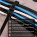 Хомут-стяжкa нейлоновая усиленная замок 350x9,0 мм, черная, упаковка 100 шт, REXANT
