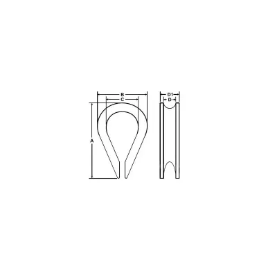 Коуш DIN 6899 d 3