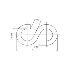 Крюк тип «S» 6