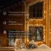 Дюралайт LED, фиксинг 2W, 24 LED/м, тёплый белый, 25 м