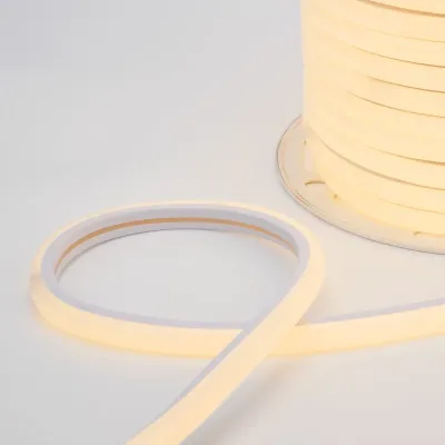 Неон гибкий LED SMD, форма – D, 16х16 мм, теплый белый, 144 LED/м, 50 м