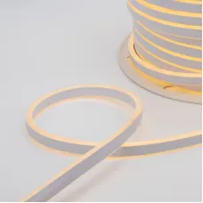 Неон гибкий SMD 8х16 мм двухсторонний 24В теплый белый 120 LED/м 50 м