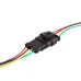 DJ7031-1.5-21 автомобильный разъем гнездо с проводом 20 см (3-контактный),