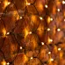 Гирлянда Сеть 2х1,5 м, черный ПВХ, 288 LED тёплый белый