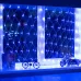 Гирлянда Сеть 1,5х1,5 м, прозрачный ПВХ, 150 LED синие