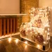 Гирлянда Сеть 1,5х1,5 м, прозрачный ПВХ, 150 LED тёплый белый