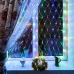 Гирлянда Сеть 1,5х1,5 м, прозрачный ПВХ, 150 LED мультиколор