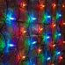 Гирлянда Сеть 2x3 м, черный каучук, 432 LED мультиколор