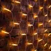 Гирлянда Сеть 2x3 м, белый каучук, 432 LED теплый белый
