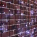 Гирлянда светодиодная Занавес 2х6м 768 LED БЕЛЫЙ черный ПВХ IP65 постоянное свечение 230В соединяется NEON-NIGHT нужен шнур 303-500