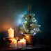 Гирлянда Твинкл Лайт 4 м, темно-зеленый ПВХ, 25 LED, белый