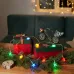 Гирлянда светодиодная Звездочки 1,5 м, 10 LED, прозрачный ПВХ, свечение мультиколор, 2 х АА батарейки не в комплекте