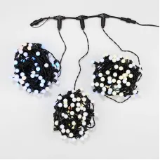 Гирлянда LED ClipLight - Мультишарики 24V, 3 нити по 20 м, свечение с динамикой, диодов RGB
