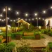Гирлянда Belt-Light 2 жилы, 50 м, шаг 40 см, 125 патронов E27, IP65, черный провод каучук