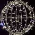 Фигура светодиодная Шар диаметр 50см 200LED теплый белый эффект мерцания 230В