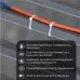 Хомут-стяжкa нейлоновая с тройным замком 200x4,8 мм, белая, упаковка 100 шт, REXANT