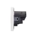 Розетка STRONG одинарная с/з скрытой установки з/ш 16А с USB A+C быстрой зарядки 5В/3А механизм жемчуг