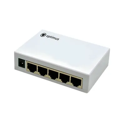Коммутатор неуправляемый 5x1Гбит/с (RJ45)