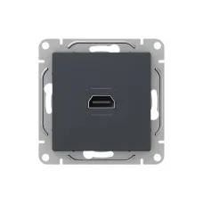 Механизм розетки HDMI  графит Эпика EKF