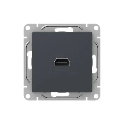 Механизм розетки HDMI  графит Эпика EKF