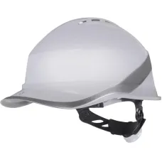 Каска защитная DIAMOND VI WIND из ABC с вентиляцией белого цвета