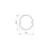 Экран ARH-ROUND-D20-DUAL-2000 OPAL BLACK (Пластик)