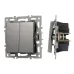 Механизм выключателя двухклавишный проходной SWT-MKP2-PL-GR 250V, 16A