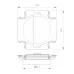 Шторки кашетирующие LGD-BARNDOORS-R85 (WH) ( Металл)