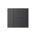 Накладка панели INTELLIGENT ARLIGHT KNX-23-3G-SUF Dark Grey (Backlightless) (IARL, IP20 металл, 2 года)