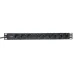 Блок розеток PDU TERACOM PRO 19' 1U 16А/250В 9 роз. Schuko шнур 2 м 3x1.5 мм2 вилка Schuko корпус пластик черный