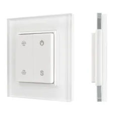 Панель SMART-P47-DIM-G-SUF 3V, 1 зона, Knob, 2.4G ARL, стекло