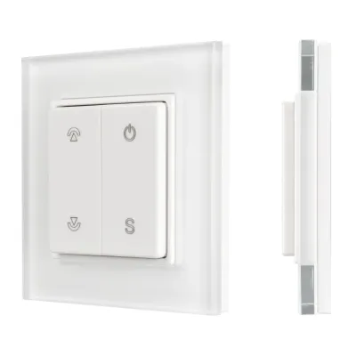 Панель SMART-P47-DIM-G-SUF 3V, 1 зона, Knob, 2.4G ARL, стекло