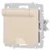 Розетка Intro Accent 6-203-02 2P+E Schuko с крышкой, 16А-250В, IP20, СУ, сл.кость