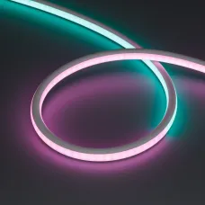 Лента светодиодная герметичная SPI-WAVE-TOP-G200-18x15mm 24V RGB PX2 (26 W/m, IP54, 5m, wire x1) (ARL, вывод прямой, 3 года)