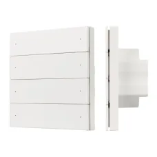 Панель кнопочная 230 V 2.4 G IARL IP20 пластик 5 лет SMART-DMX512-801-22-8G-8SC-DIM-IN White INTELLIGENT