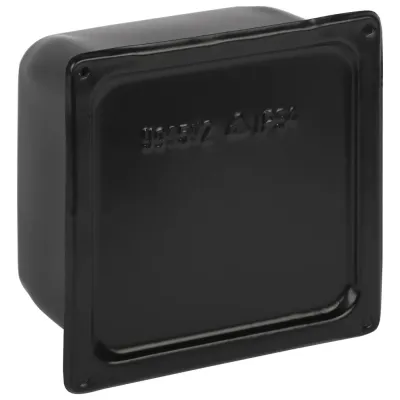Коробка протяжная ЭРА Y-995-150-150-100-54 металлическая У-995 с уплотнителем 150х150х100мм черная IP54