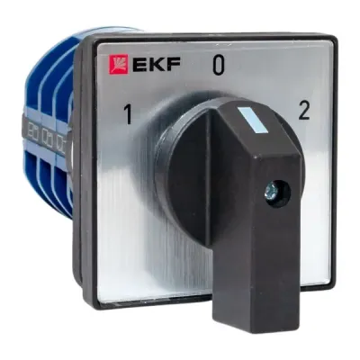 Переключатель кулачковый ПК-1-43 32А 3P 1-0-2 IP65 EKF
