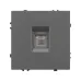 Механизм компьютерной розетки SCT-NOBE-MPC1-SFPL-GR, RJ-45, CAT6, Серый