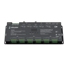 Декодер INTELLIGENT SMART-PWM-124-83-SH-RDM-SUF Black (12-24V, 24x4A, XLR3, DMX512) (ARL, IP20, Металл, 5 лет)