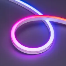Лента герметичная SPI MOONLIGHT-SIDE-B84-12x17mm 24V RGB-PX7 18 W/m, IP67, 5m, wire x2, силикон