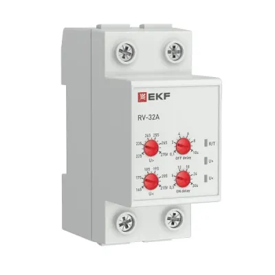 Реле напряжения RV-32A (сквозное подкл.) EKF PROxima