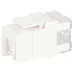 Люки ЭРА ОФИС 18-8002-01 Коннектор RJ45 CAT6 UTP Keystone, цвет белый