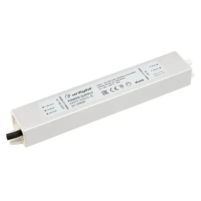 Блок питания ARPV-05025-B (5V, 5.0A, 25W) ( IP67 Металл, 3 года)