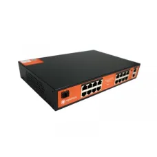 Коммутатор управляемый L2 с обл. упр. 16х1Гбит/с (RJ45 с PoE+) 2х1Гбит/с (RJ45) Uplink 1х1Гбит/с SFP Uplink 240Вт