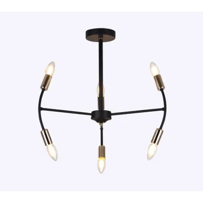 Люстра Ingrid E14х6 40Вт IP 20 Freya FR5087PL-06B