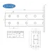 Консоль двойная 41х42 L200 s 2 усиленная СТРАТ (STRUT)