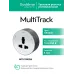 MultiTrack Розетка универс. круглая 13А/250В Белый